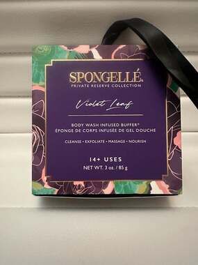 Spongellé Private Reserve Collection Violet Leaf Body Wash Infused Buffer